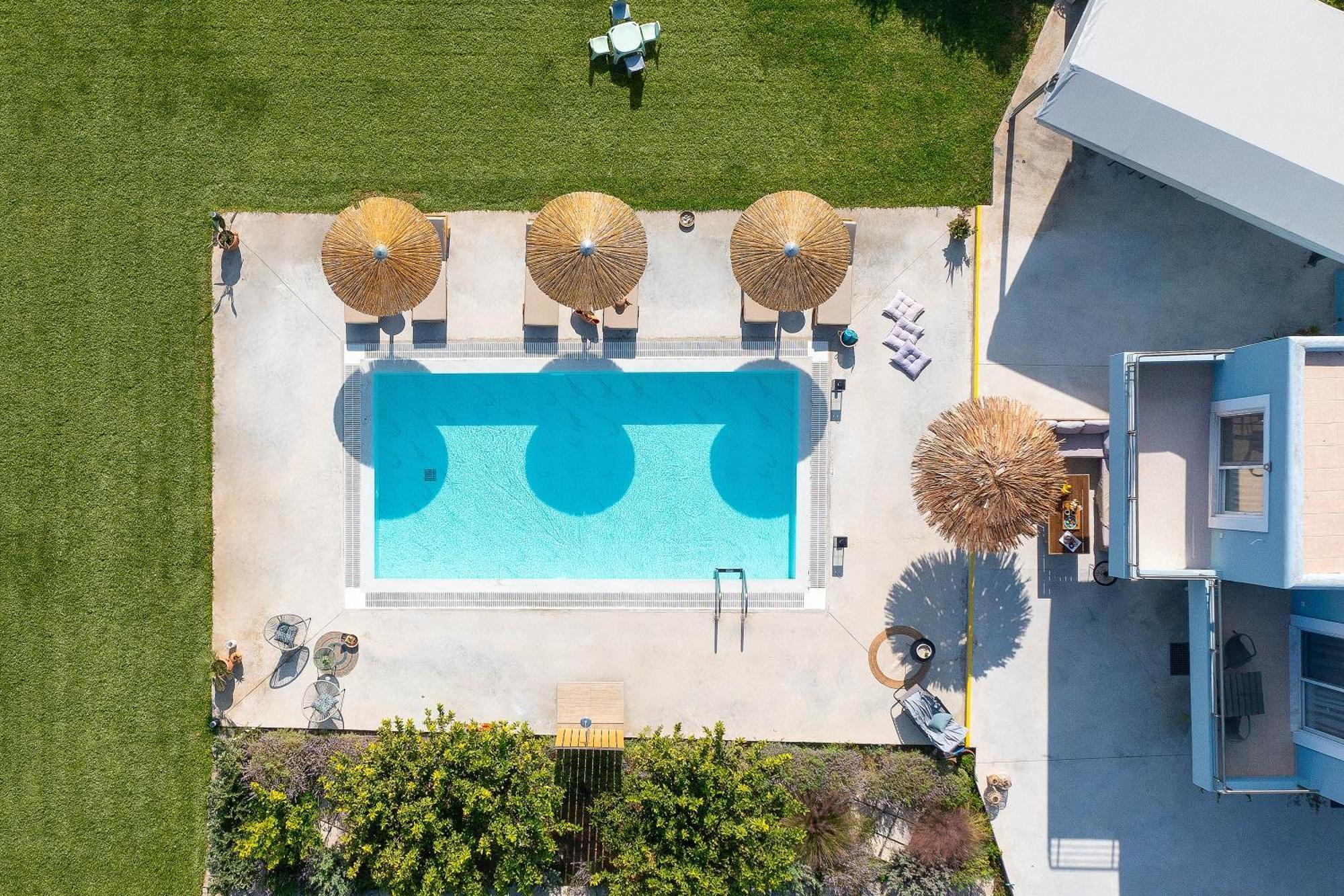 Ethria Pool Villa With Heated Jacuzzi Afándu Kültér fotó
