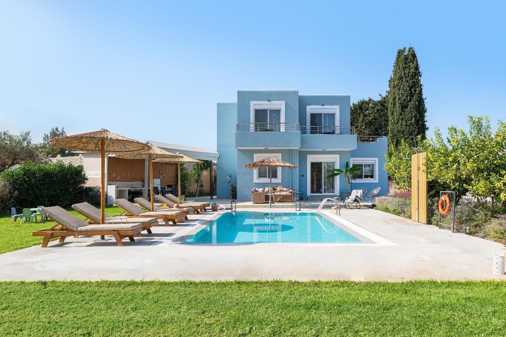 Ethria Pool Villa With Heated Jacuzzi Afándu Kültér fotó