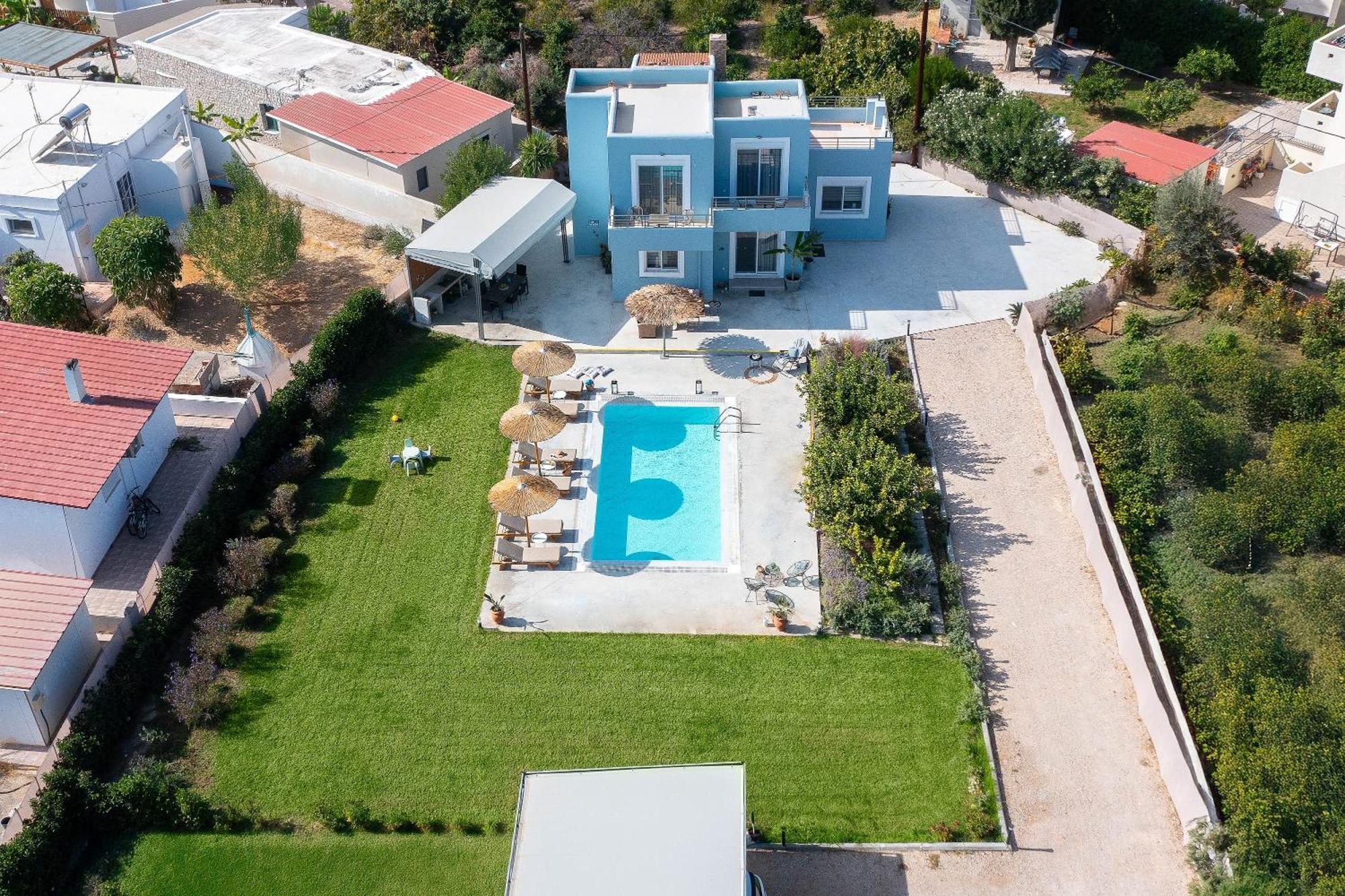 Ethria Pool Villa With Heated Jacuzzi Afándu Kültér fotó